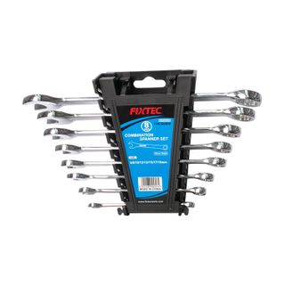 FIXTEC 8 PC COMBINATION SPANNER SET BL/1