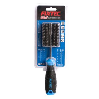 FIXTEC SCREWDRIVER SET - 33PCS BL/1