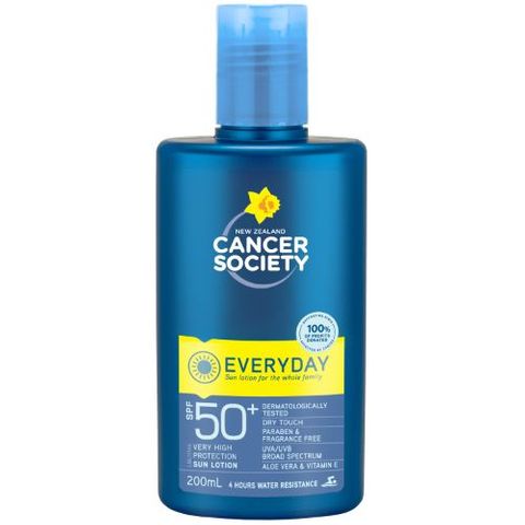CANCER SOCIETY SPF50 EVERYDAY LOTION BOTTLE 200ML EA