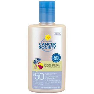 CANCER SOCIETY SPF50 KIDS PURE LOTION BOTTLE 200ML EA