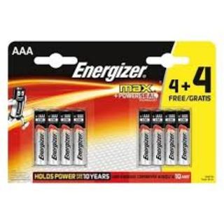 ENERGIZER MAX BATTERY AAA BL/8