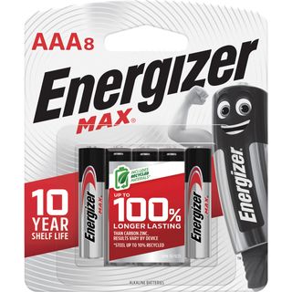 ENERGIZER MAX BATTERY AAA BL/8