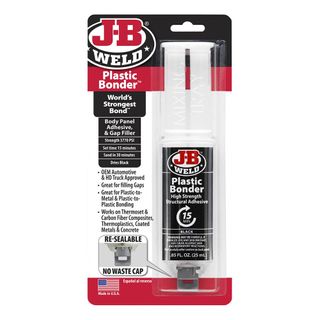 JB WELD PLASTIC BONDER BLACK 25ML (50139) EA
