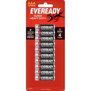 EVEREADY SUPER HEAVY DUTY BATTERY AAA BL/10
