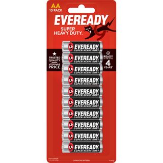 EVEREADY SUPER HEAVY DUTY BATTERY AA BL/10