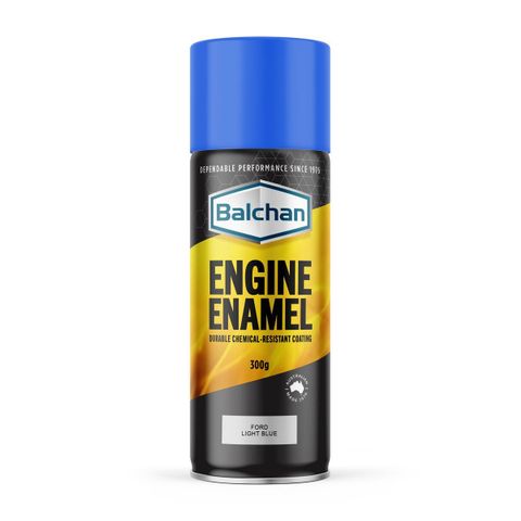 BALCHAN ENGINE ENAMEL FORD LIGHT BLUE AEROSOL 300G EA
