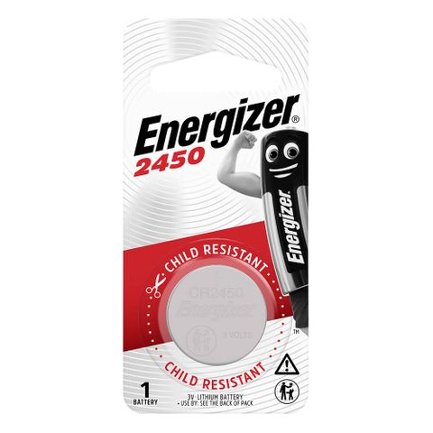 ENERGIZER COIN BATTERY LITHIUM CR2450 3V BL/1