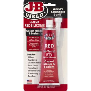 JB WELD RED HIGH TEMP RTV SILICONE (31314) 85G TUBE EA