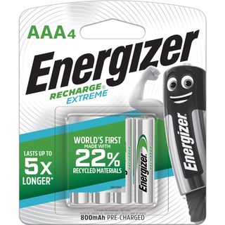 ENERGIZER RECHARGE BATTERY AAA/4