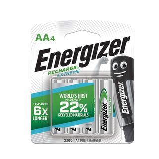 ENERGIZER RECHARGE BATTERY AA/4