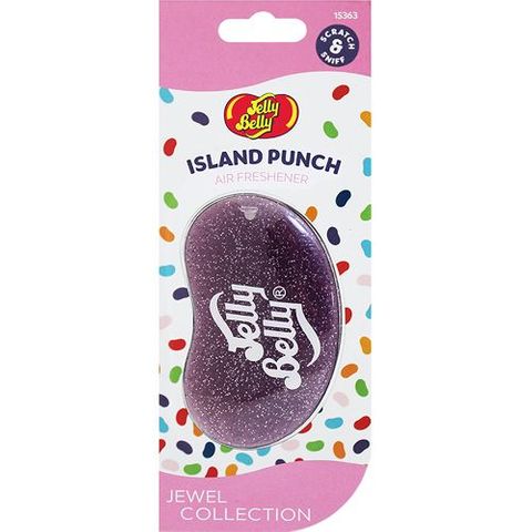 JELLY BELLY JEWEL 3D HANG ISLAND PUNCH 1PK