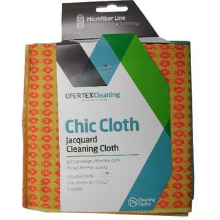 OFERTEX CLEANING CLOTH MICROFIBRE 300 X 300MM PACK/2