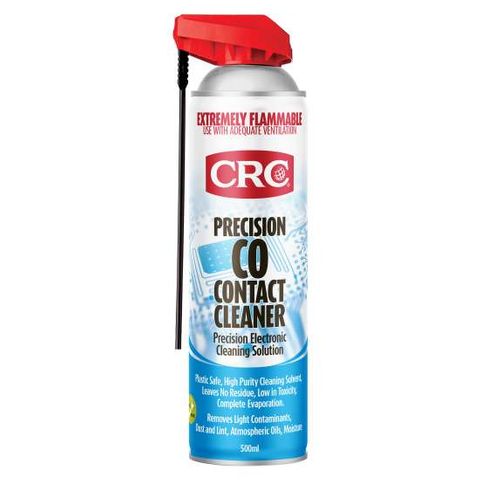 CRC CO CONTACT CLEANER PRECISION ELECTRONICS AEROSOL 500ML EA