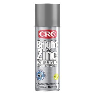 CRC BRIGHT ZINC GALV RUST PROTECTION AEROSOL 400ML EA