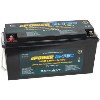 B-TEC 100AMP/24V LIFE PO4 BATTERY