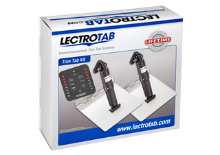 LECTROTAB TRIM TAB KIT - LED SWITCH, 2X SHORT ACTUATORS, 2X 9X9 PLATES