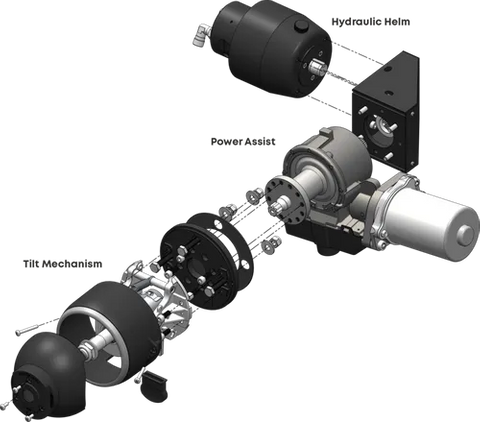 STEERLYTE BASIC POWER STEERING 33CC HELM PUMP ONLY