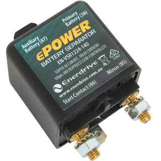 ENERDRIVE 12/24V-140A DUAL SENSE VSR RELAY IP54 (REPLACES EN61001)