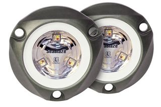 2 PACK - SEABLAZE MINI LED UNDERWATER LIGHT (BLUE, NON DIMMING)