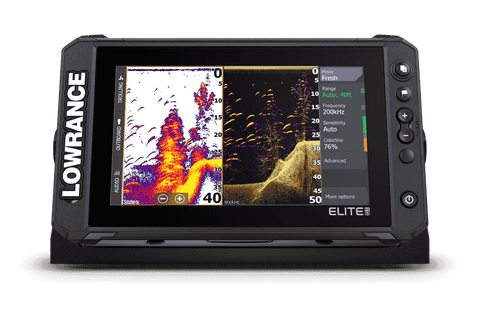 ELITE FS 9 W/ ACTIVE IMAGING TRANSDUCER + C-MAP CHART