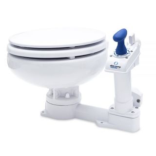 MARINE TOILET - MANUAL COMPACT LOW