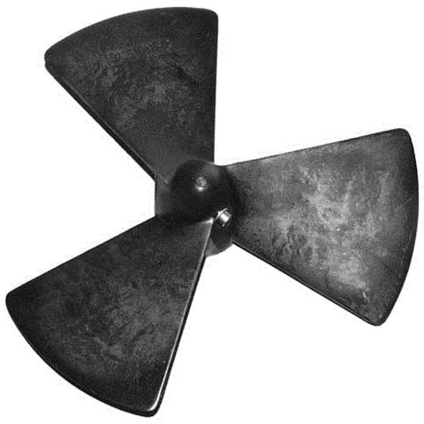 PROPELLER, 250MM, 3 BLADE, 14MM SHAFT