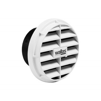 WALLAS WARM AIR VENT (WHITE 75MM)