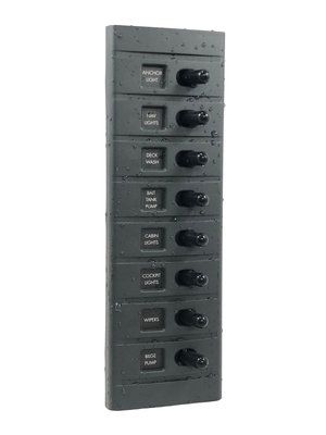 8 WAY SWITCH PANEL (AUTOMOTIVE & RV)