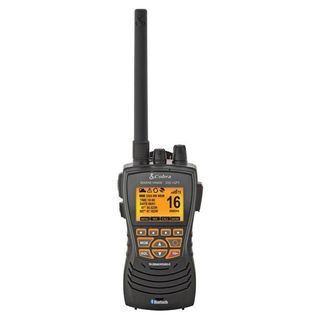 COBRA HANDHELD FLOATING VHF GPS RADIO (BLACK)