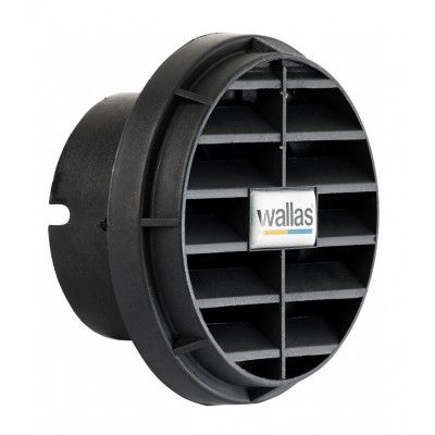 WALLAS WARM AIR VENT (BLACK 75MM)