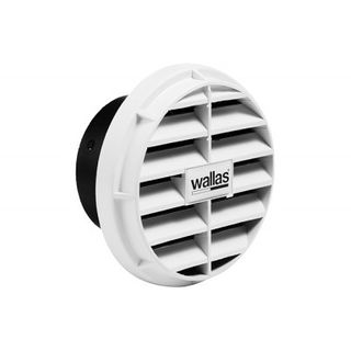 WALLAS WARM AIR VENT (WHITE 75MM)