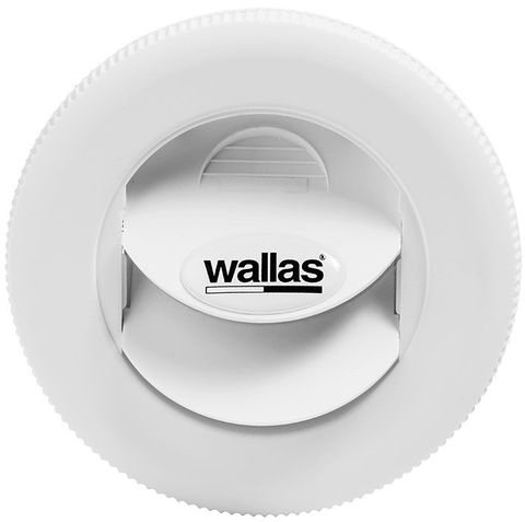 WALLAS CLOSEABLE AIR VENT WHITE 75MM