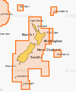 NAPC029R - NAVIONICS NEW ZEALAND CHART