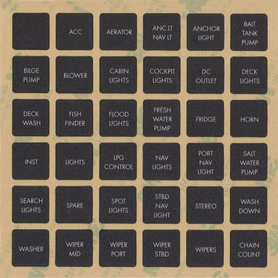 CONNEX MARINE STICKER SET 1
