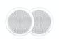 FM-F65RW 6.5" FLUSH MOUNT ROUND SPEAKERS (WHITE)