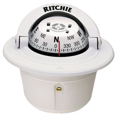 EXPLORER SERIES - FLUSH MOUNT COMPASS (WHITE)