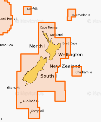 NAPC029R - NAVIONICS NEW ZEALAND MSDNAV + PLUS