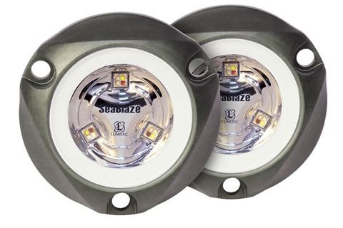 2 PACK - SEABLAZE MINI LED UNDERWATER LIGHT (BLUE, NON DIMMING)