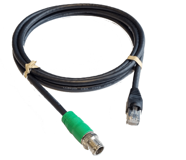 Ethernet Cable - Green M12 8-pin male - RJ45 male 15 m (49.2 ft)
