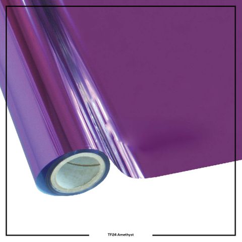 24 T/ Foil Amethyst x 7.62m