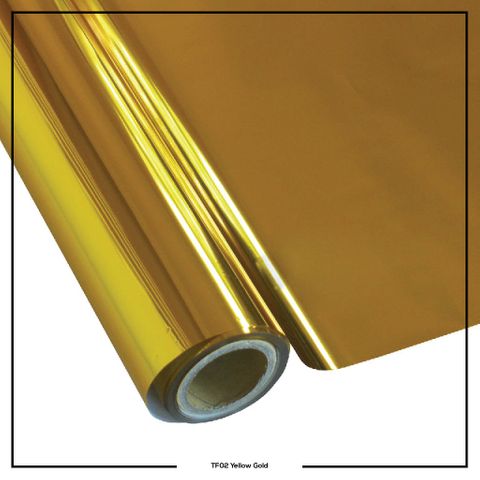 02 T/ Foil Yellow Gold x 7.62m