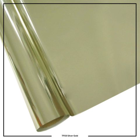 03 T/ Foil Silver Gold x 7.62m