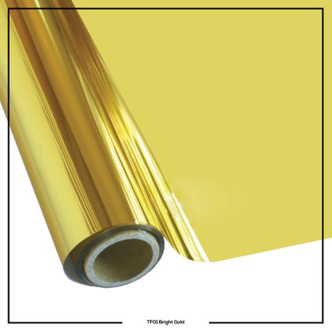 01 T/ Foil Bright Gold x 7.62m