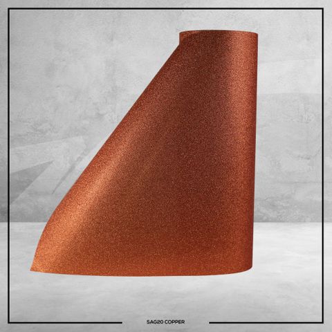 20 Adhesive Glitter Copper