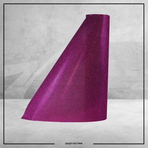 27 Adhesive Glitter Hot Pink