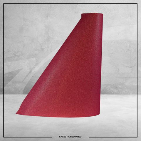 53 Adhesive Glitter Rain Red