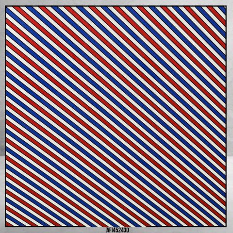 4524 Stripes Red/White & Blue