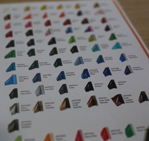 Printed Colour Guide Cut HTV