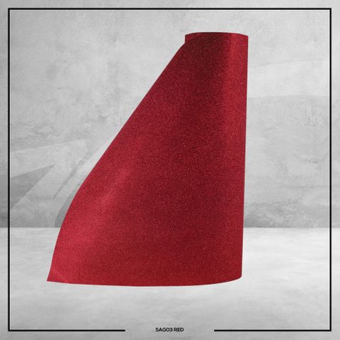 03 Self-Ad Glitter Red