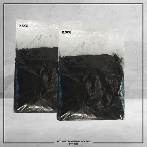 Hot Melt Powder Black 5kg DTF